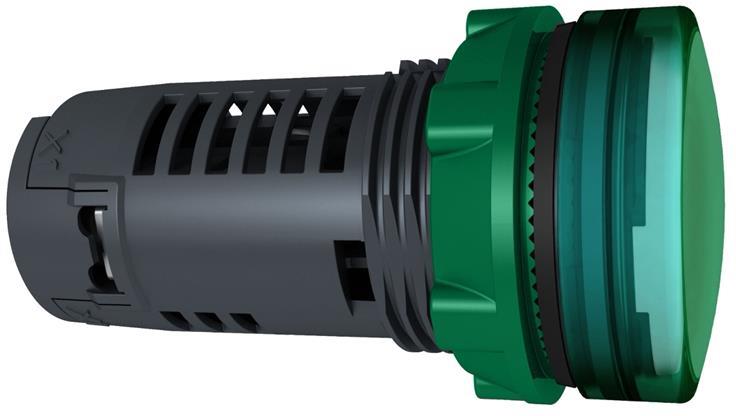 Сигнална лампа LED сглобена зелена 230...240Vac Ø22mm XB5 SE, SCHNEIDER ELECTRIC НИСКО НАПРЕЖЕНИЕ, XB5EVM3