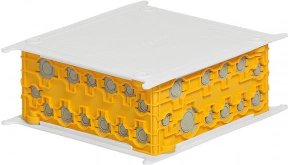 Разклонителна кутия 200х200х85мм двулицева ECOBatibox с гумени мембрани Legrand, LEGRAND, 89311