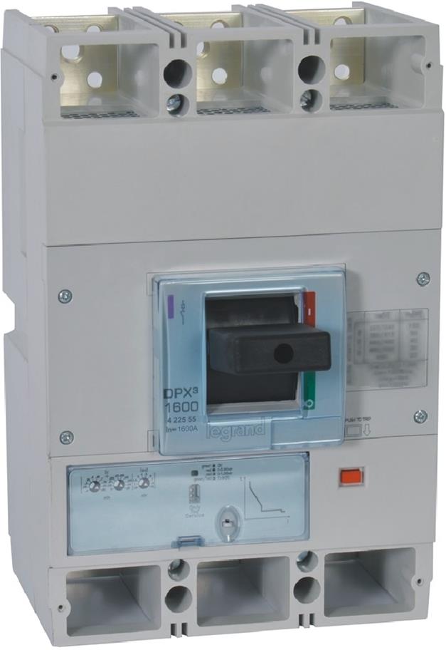 Автомат DPX3 1600 електронна защита S1 3P 1600A 50кA регулируем (In x 0.4...1) Legrand, LEGRAND НИСКО НАПРЕЖЕНИЕ, 422555