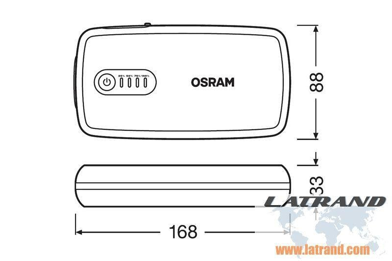 СТАРТЕР OBSL300 BATTERY START OSRAM - OBSL300