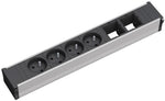 Модул за CONI 6M с 4х френски стандарт и 2х празни модула, цвят Черен, Bachmann, BACHMANN, B912.013