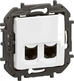 Розетка 2xRJ45 cat.6 UTP цвят Бял Niloe New Legrand, LEGRAND, NP4334WH