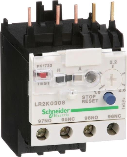 Термична защита TeSys K 1.8...2.6 1NO-1NC SE, SCHNEIDER ELECTRIC НИСКО НАПРЕЖЕНИЕ, LR2K0308