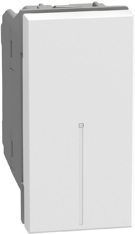 Кръстат ключ 1 мод. аксиален цвят Бял Light Now Bticino, BTICINO, YW4054