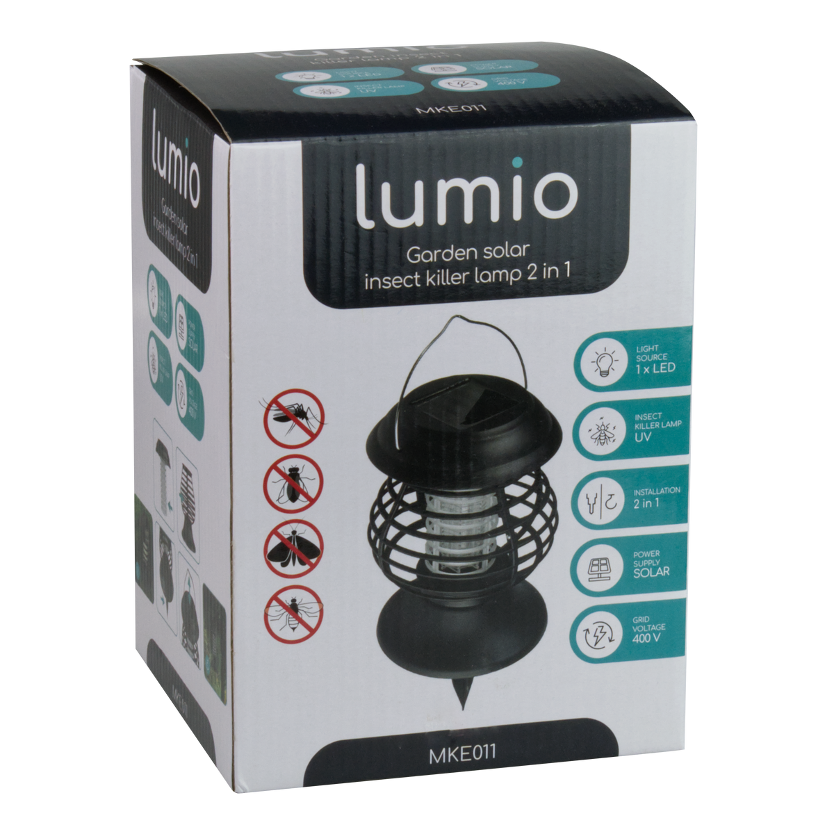 Соларна градинска лампа против комари Lumio MKE011 – 2 в 1