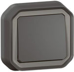 Девиаторен ключ моноблок за скрит монтаж цвят Антрацит IP55 Plexo New Legrand, LEGRAND, 69881L