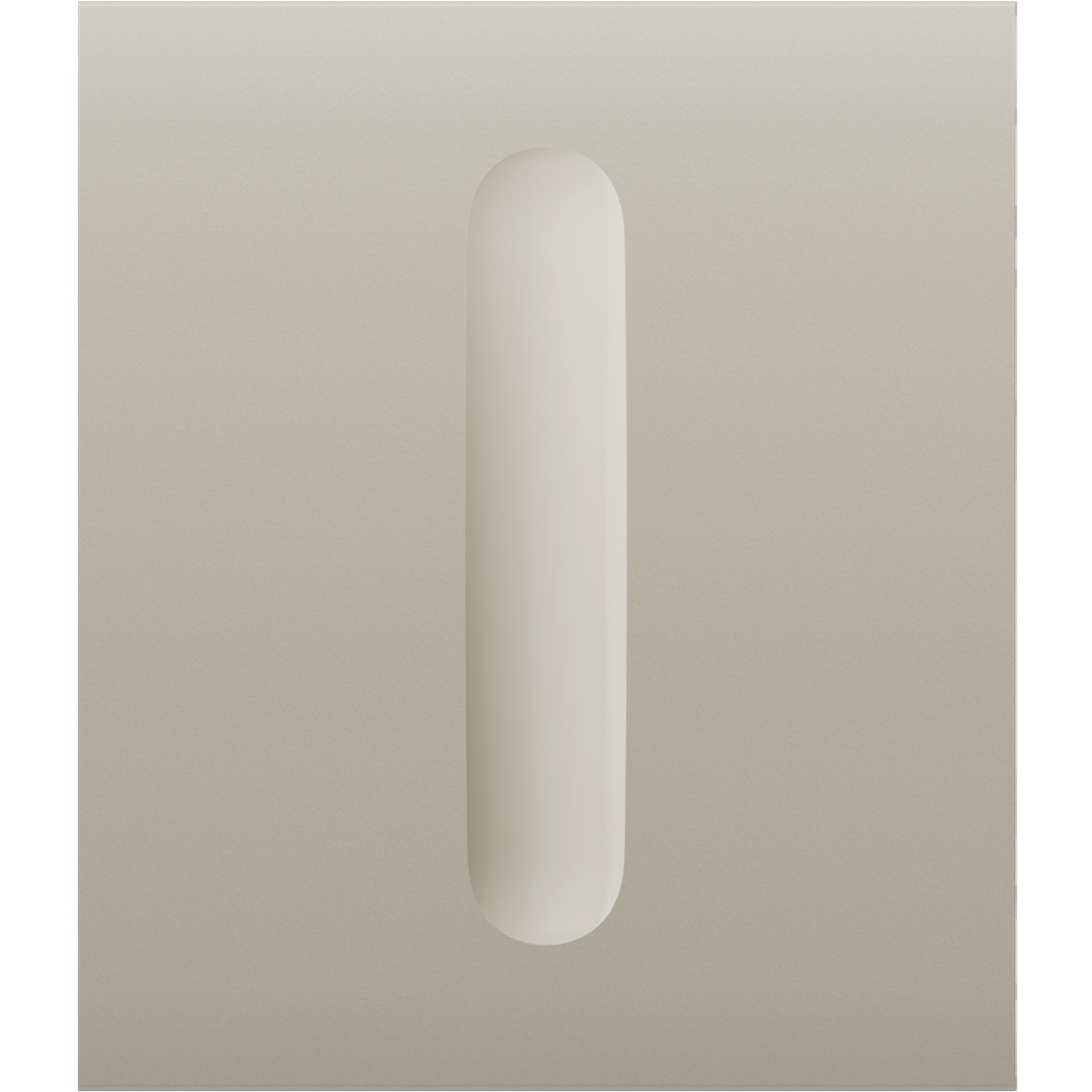 Лицев панел за Smart димер централен, крем, CenterButton Ajax, AJAX, 98589.256.IV1