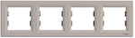 Рамка 4х цвят Бронз Asfora SE, SCHNEIDER ELECTRIC, EPH5800469