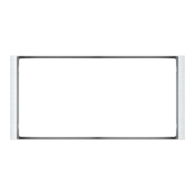 Рамка 2х 80x80 Flank FF Metal Alluminium EKINEX, EK-FL2-GBQ