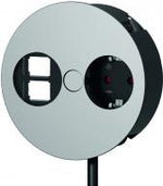 Модул TWIST с 1х Шуко и 1x празен модул, цвят Хром мат, Bachmann, BACHMANN, B931.001