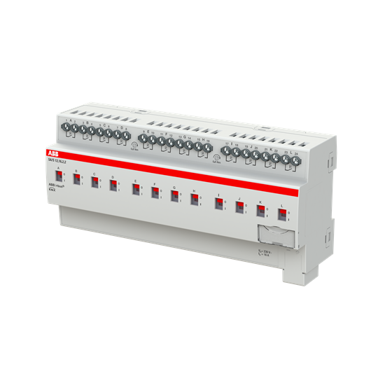 Актуатор изходи SA/S12.16.2.2 12х 230Vac 16A 12DIN KNX ABB, 2CDG110264R0011
