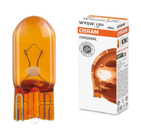 АВТОМОБИЛНА ЛАМПА 2827 WY5W ORANGE 12V W2,1x9.5d UNPACKED OSRAM