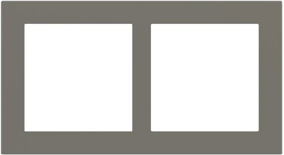 Рамка 2х 60x60 Deep FF/Linea71/20Venti Fenix Grey London EKINEX, EK-D2S-FGL