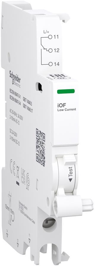 Помощен контакт Acti 9 iC60 индикация състояние OF 1CO 2...100mA SE, SCHNEIDER ELECTRIC НИСКО НАПРЕЖЕНИЕ, A9A26914