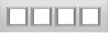 Рамка 4х2 мод. правоъгълна Mirror glass Axolute Bticino, BTICINO, HA4802M4HVSA