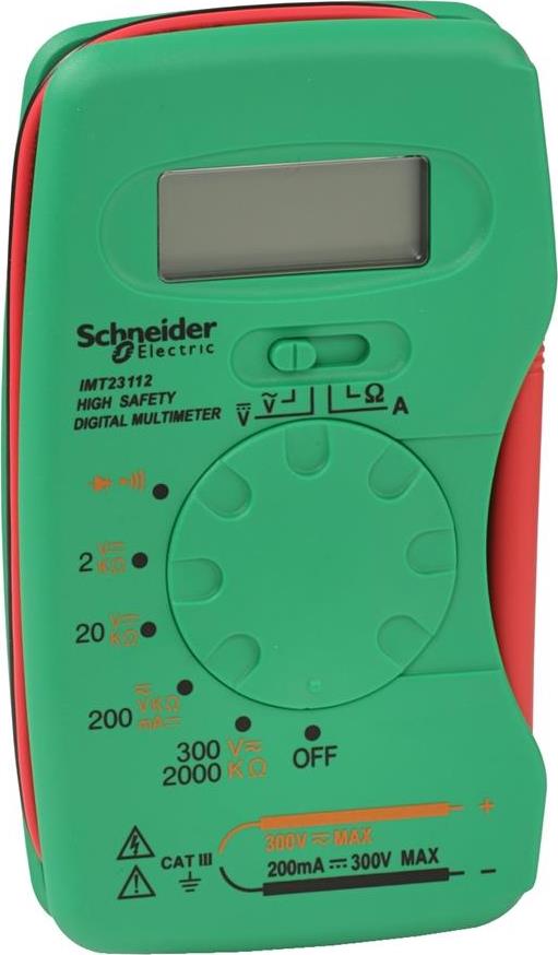 Дигитален мултицет CAT III 2…300Vac/dc, LCD и звук, Thorsman SE, SCHNEIDER ELECTRIC, IMT23212