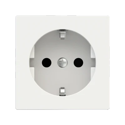 Лицев панел за контакт шуко 55x55 Fenix White Malè EKINEX, EK-PSC-DE-FBM