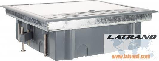 Подова кутия 12 модула ECOBOX с капак за хоризонтален монтаж на механизми Legrand - 88172