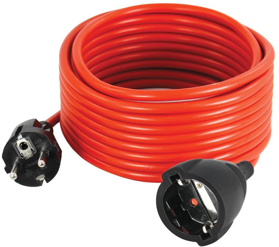 Удължител 15 метра кабел H05VV-F 3G1мм2 червен Commel, COMMEL, C220-115X