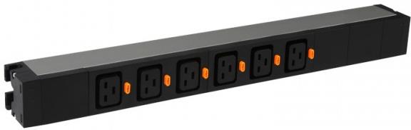Разклонител PDU 19" 1U 6x C19, без кабел, Legrand, LEGRAND, 646807