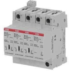 Катоден отводител тип 2 OVR 40kA 275V 3P+N 1NO+1NC ABB, 2CTB815704R0800