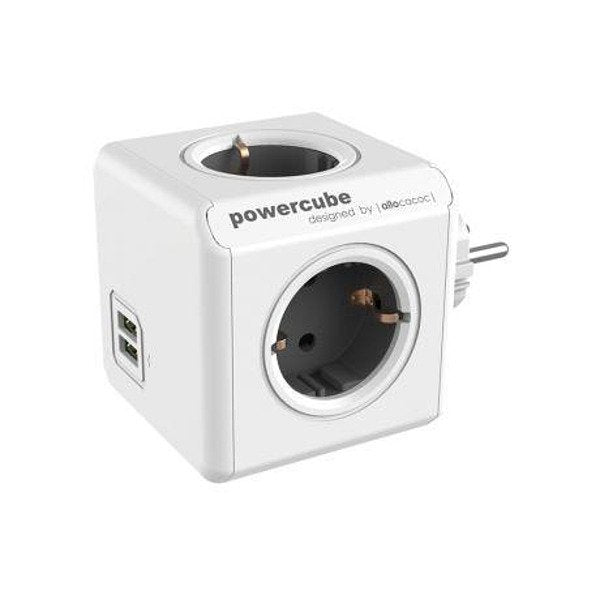 Разклонител Allocacoc PowerCube 1202GY - 1202GY/DEOUPC