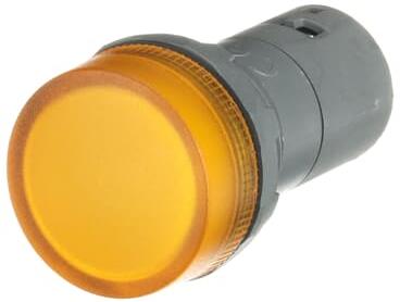 Сигнална лампа LED CL2-520Y сглобена жълта 220Vdc Ø22mm Compact ABB, 1SFA619403R5203