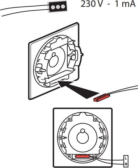 LED индикатор за метална основа бял Legrand, LEGRAND, 89719