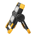 GEMINIX LED 2x10W, работен прожектор, преносим с акумулаторна батерия, 1200lm, IP44, 4000K, 5000mAh, ADVITI, AD-NR-6466L4