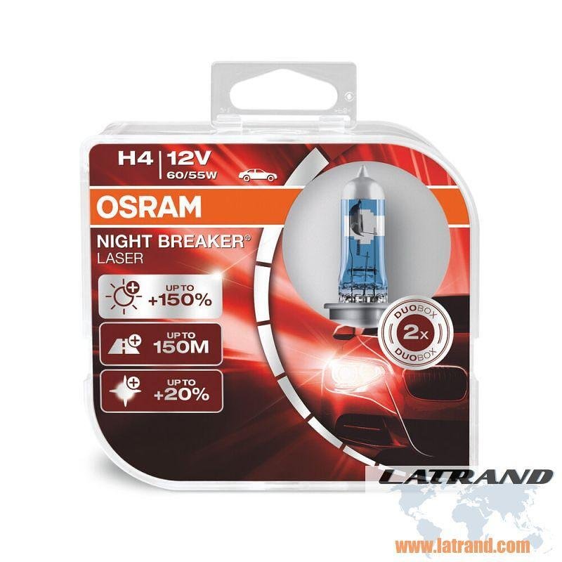 АВТОМОБИЛНА ЛАМПА 64193NL H4 60/55W 12V P43T DUOBOX OSRAM