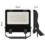 Прожектор LED 100W 4000K 16000lm 90° x 90° 50000h IP66 черен AVENO EMOS, ZS2443