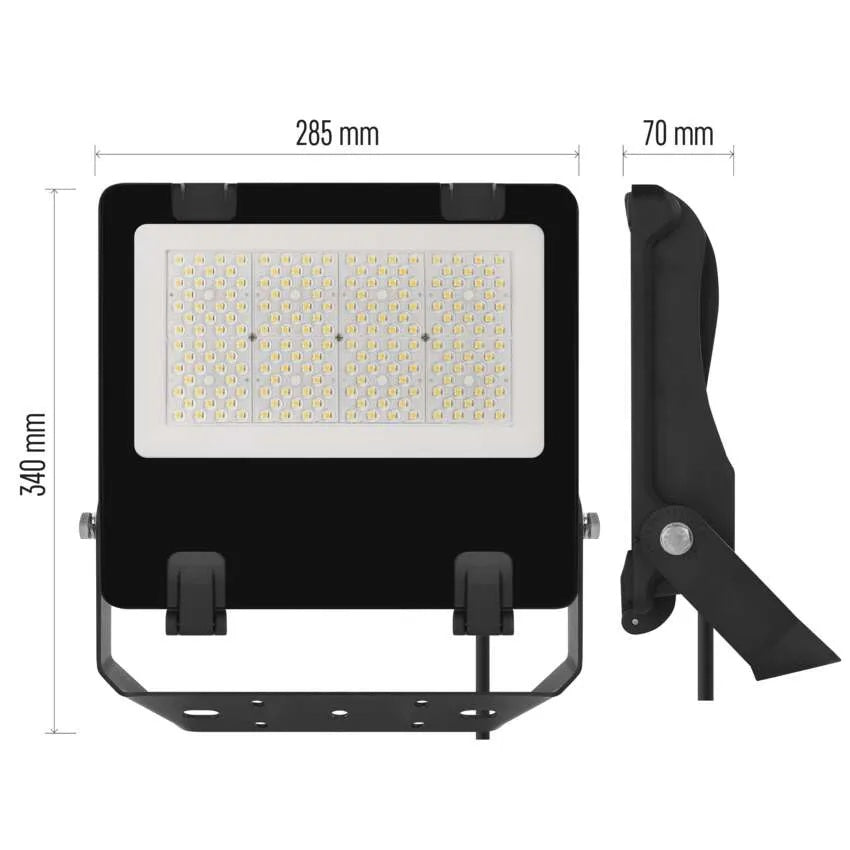 Прожектор LED 100W 4000K 16000lm 90° x 90° 50000h IP66 черен AVENO EMOS, ZS2443