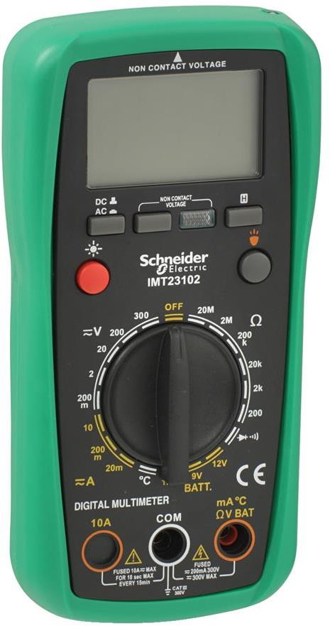 Дигитален мултицет CAT III 0…300Vac/dc, LCD и звук, Thorsman SE, SCHNEIDER ELECTRIC, IMT23202