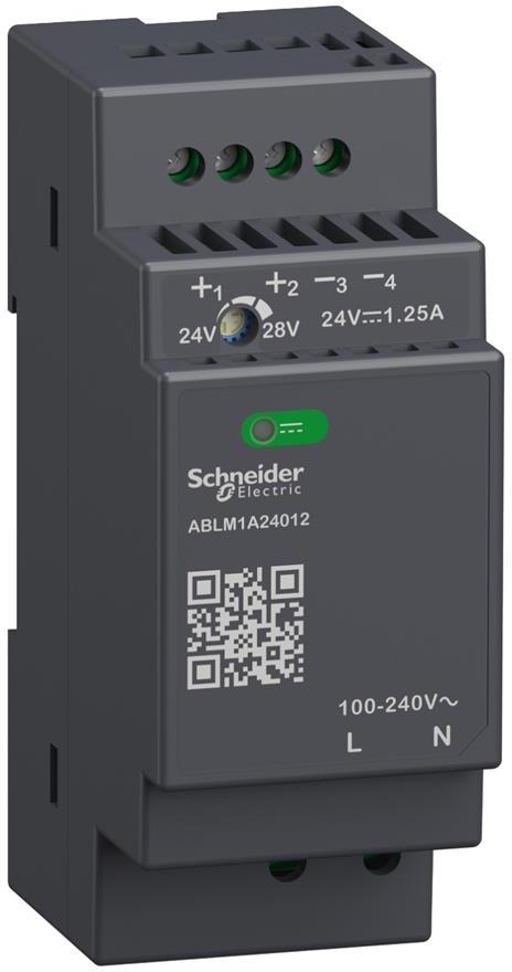 Захранващ блок Modicon 1P In:100...240Vac Out:24Vdc 1.2A SE, SCHNEIDER ELECTRIC НИСКО НАПРЕЖЕНИЕ, ABLM1A24012
