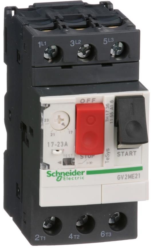 Моторна защита TeSys GV2ME 9kW TM 17…23A 15kA SE, SCHNEIDER ELECTRIC НИСКО НАПРЕЖЕНИЕ, GV2ME21