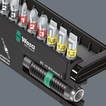 Комплект 9х бита и държач 897/4, Bit-Check 10 Impaktor Wera - W057680