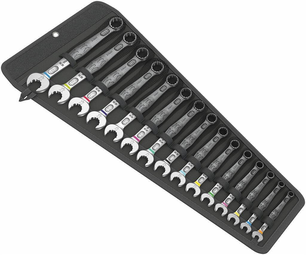 Комплект гаечни ключове, 15х (5.5…19), в калъф, 6003 Joker 15 Set 1 Wera - W020302
