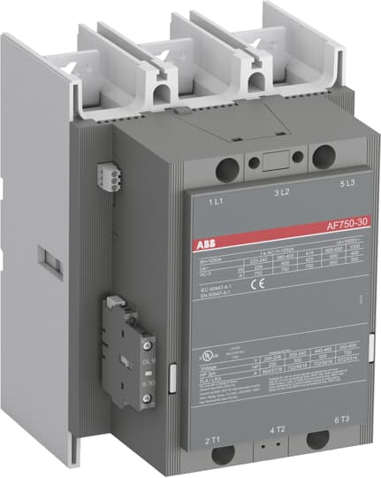 Контактор AF750-30-11 3P 400kW (750A AC-3) 1NO+1NC 100...250V 50/60Hz ABB, 1SFL637001R7011