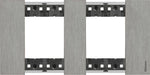 Рамка 2x2 мод. метална цвят Стомана (Steel) Living Now Bticino - KA4802M2ZG