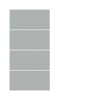 Лицев панел за 4 бутона 30x15 20venti Fenix Grey Ephesus EKINEX, EK-T4R-20-FGE