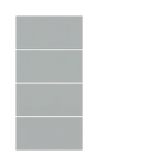 Лицев панел за 4 бутона 30x15 20venti Fenix Grey Ephesus EKINEX, EK-T4R-20-FGE
