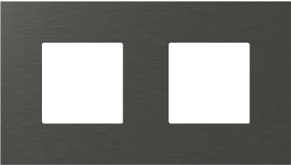 Рамка 2+2 мод. цвят Антрацит Modul Edge TEM, OG24MTM
