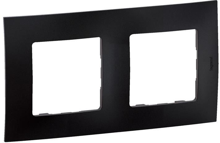 Рамка 2х цвят Черен Niloe New Legrand, LEGRAND, NP112BK