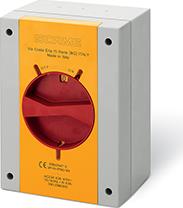 Пакетен прекъсвач Y2 63A 3P I-0 в кутия 160x220x115mm IP66 Isolators Scame, SCAME, 590.EM6303