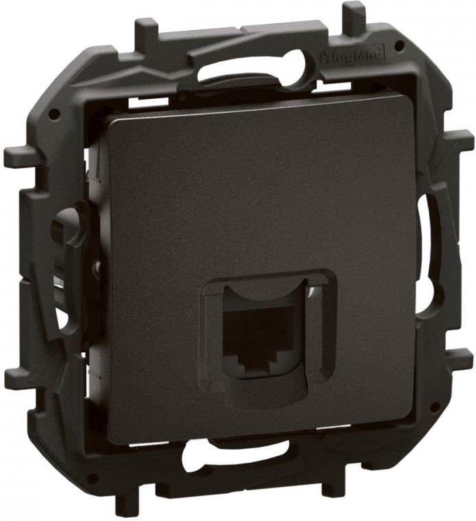 Розетка RJ45 cat.5e UTP цвят Черен Niloe New Legrand, LEGRAND, NP4301BK