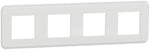Лицева рамка 4х цвят Бял Unica Pro SE, SCHNEIDER ELECTRIC, NU400818