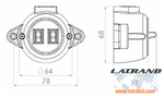ATRA - Сериен ключ 10A открит монтаж IP21 бял - 5125, АТРА