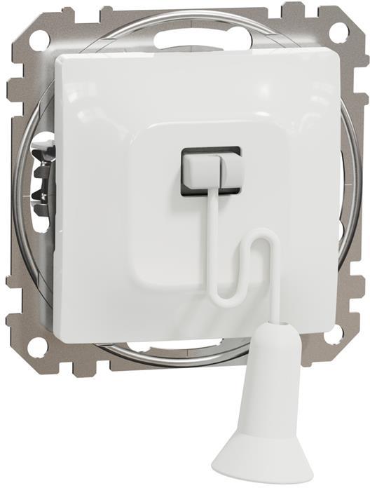 Бутон с шнур цвят Бял Sedna SE, SCHNEIDER ELECTRIC, SDD111122