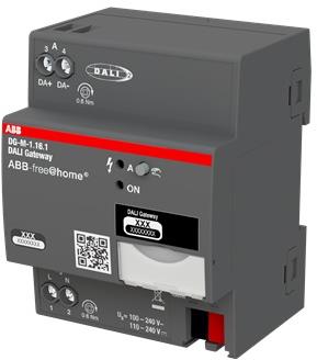 Актуатор DALI gateway DG-M-1.16.1 1х 16 баласта 4DIN free@home ABB, KNX, 2CDG510012R0011