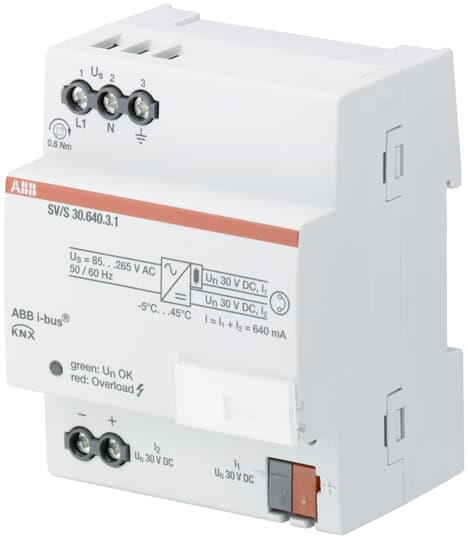 Захранващ блок SV/S 30.640.3.1 640mA 4DIN KNX ABB, 2CDG110167R0011